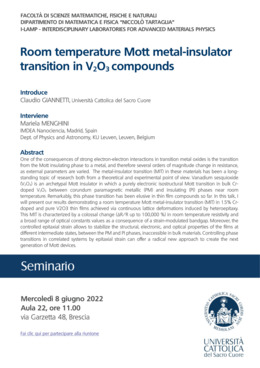Locandina Room temperature Mott metal-insulator transition in V2O3 compounds.png